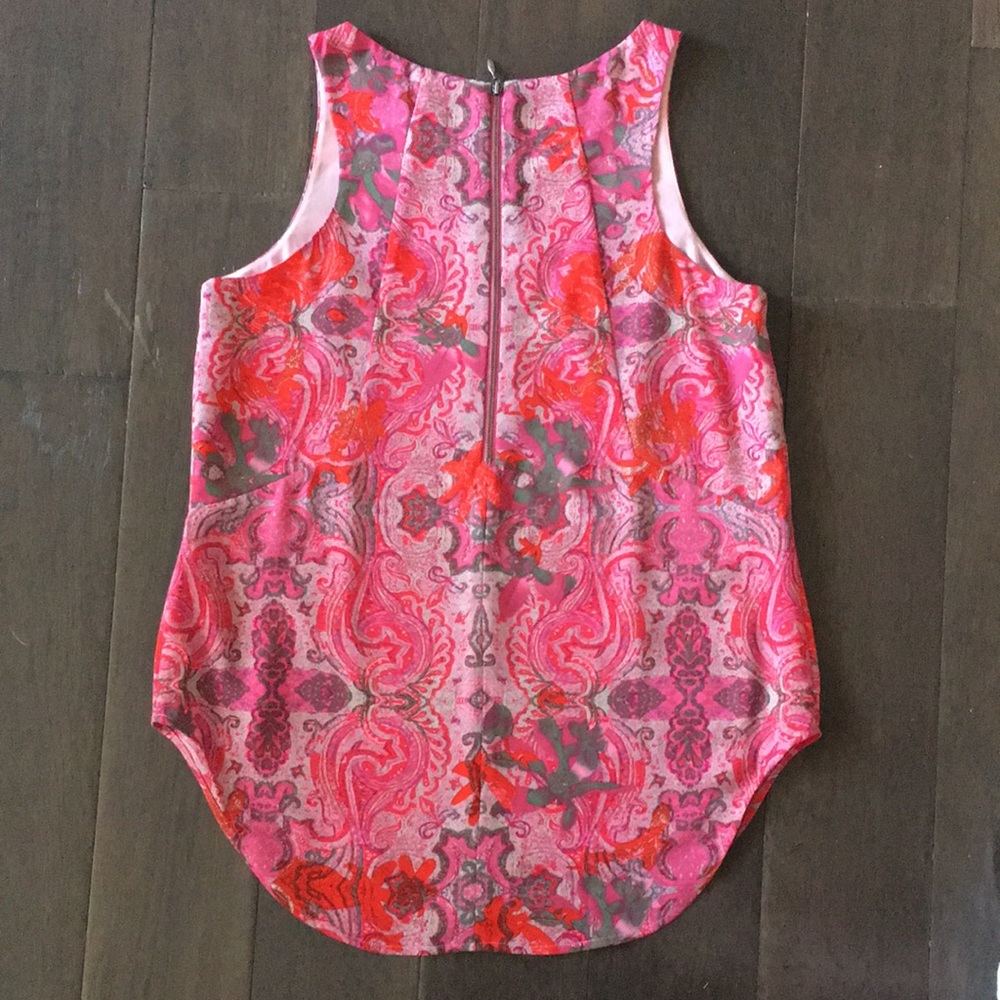 Cabi Red and Pink top - Picture 7 of 11